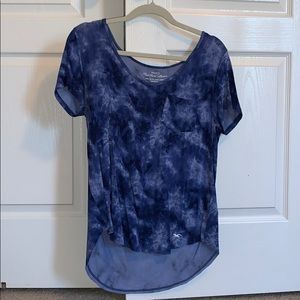 Holister must have collection tee blue ss S tiedye